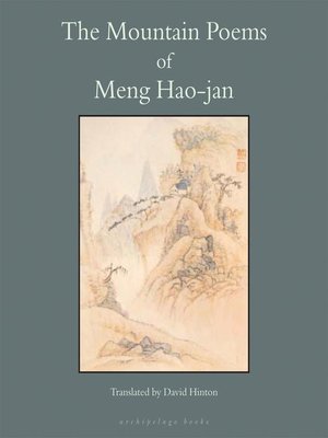 cover image of The Mountain Poems of Meng Hao-Jan